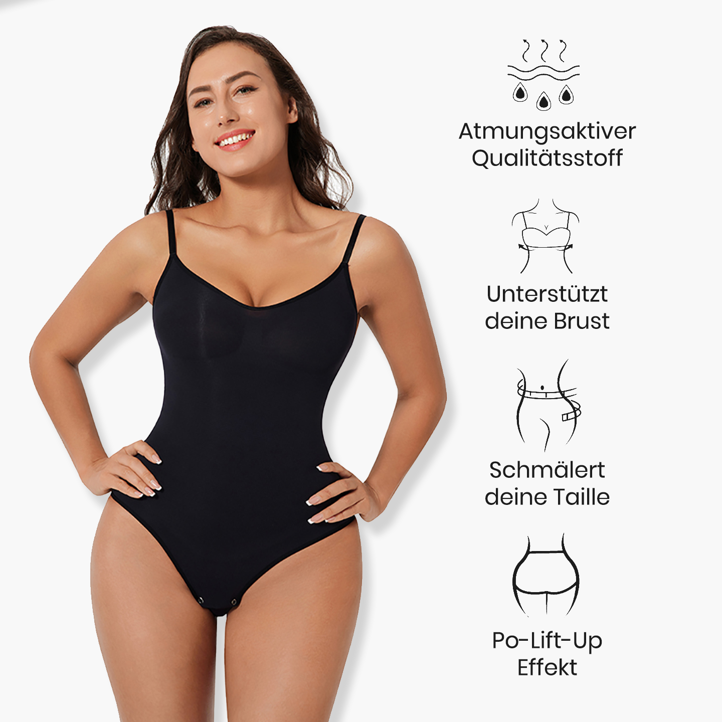 Bodysuit formende Shapewear mit Slip