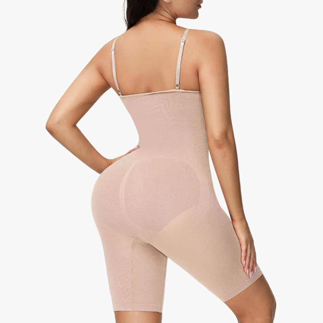 GlowComfy – Figurformender Bodysuit mit Bein Shapewear