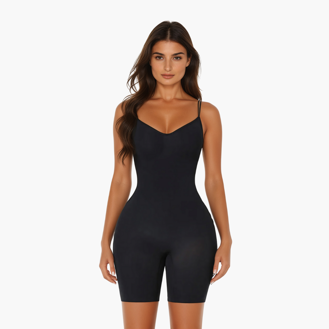 GlowComfy – Figurformender Bodysuit mit Bein Shapewear