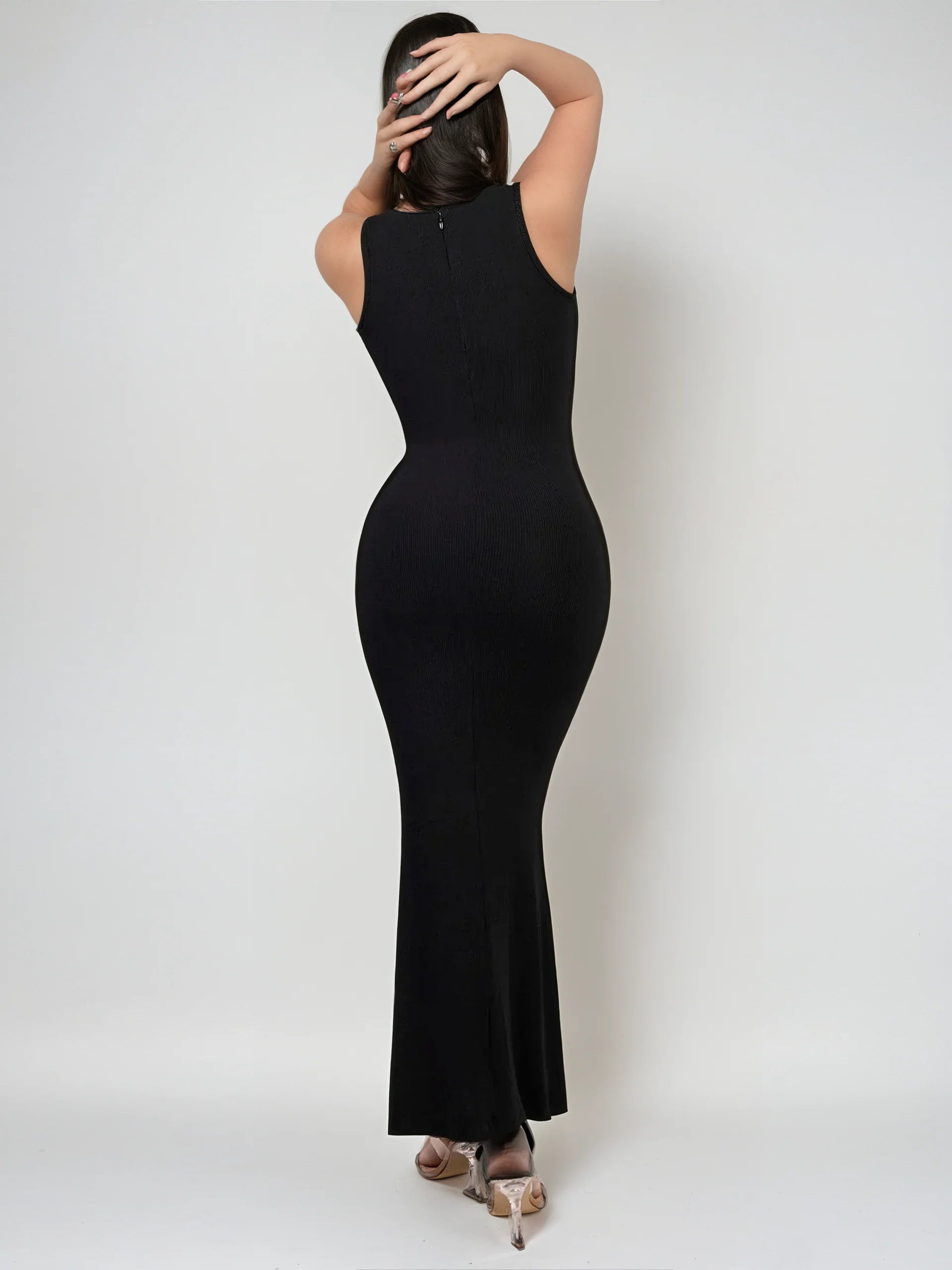GC Crew Neck Maxi Shapewear-Kleid